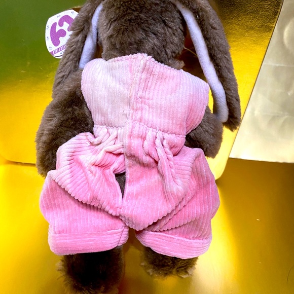 TY VINTAGE 1993 THE ATTIC TREASURES COLLECTION ROSE BUNNY ATTACHED ORIGINAL TAGS - Picture 8 of 11